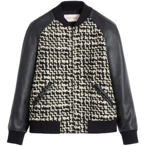 Valentino Garavani, Heren, Jassen, Zwart, Maat: M Wol,