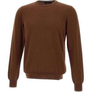 Gran Sasso, Heren, Truien, Bruin, Maat: M Wol,