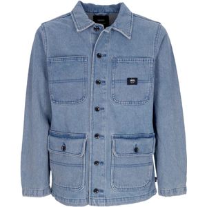 Vans, Heren, Jassen, Blauw, Maat: M Denim,