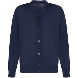 Low Brand, Heren, Truien, Blauw, Maat: S Nylon,