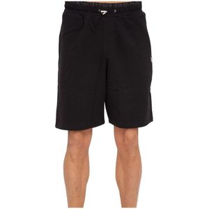 Philipp Plein, Heren, Korte broeken, Zwart, Maat: 3XL Poliester,