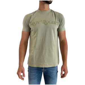 Roy Roger's, Heren, Tops, Groen, Maat: L Jersey,