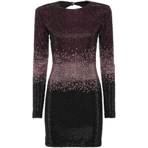 Philipp Plein, Dames, Jurken, Zwart, Maat: M Jersey,