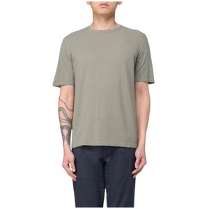 Roberto Collina, Heren, Tops, Groen, Maat: XL