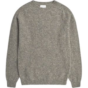 Norse Projects, Heren, Truien, Grijs, Maat: M Wol,