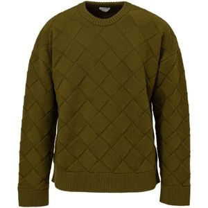 Bottega Veneta, Heren, Truien, Groen, Maat: S Wol,