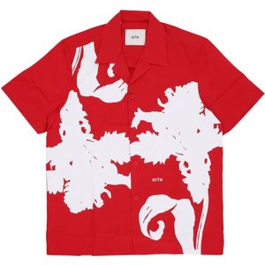 Arte Antwerp, Heren, Overhemden, Rood, Maat: M Katoen,