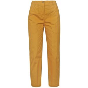 Alessia Santi, Dames, Broeken, Geel, Maat: XS Katoen,