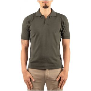 Filippo De Laurentiis, Heren, Tops, Groen, Maat: 2XL