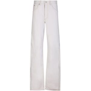 Maison Margiela, Heren, Broeken, Wit, Maat: W31 Katoen,