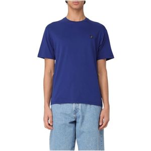 Save The Duck, Heren, Tops, Blauw, Maat: 2XL