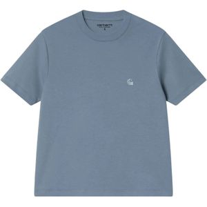 Carhartt Wip, Dames, Tops, Blauw, Maat: M Katoen,