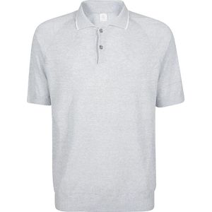 Eleventy, Heren, Truien, Grijs, Maat: 2XL Linnen,