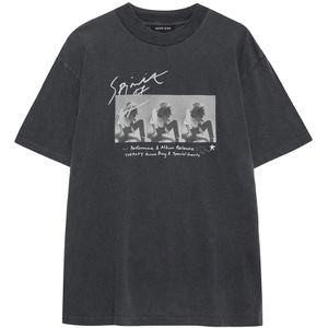 Anine Bing, Dames, Tops, Zwart, Maat: XS Katoen,