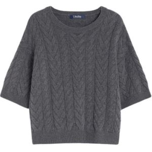 Max Mara, Dames, Truien, Grijs, Maat: L Wol,