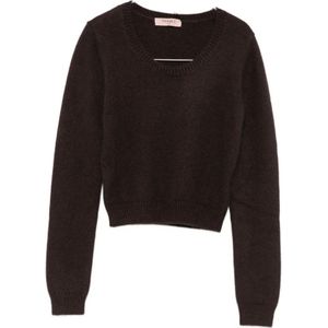 Twinset, Dames, Truien, Bruin, Maat: S