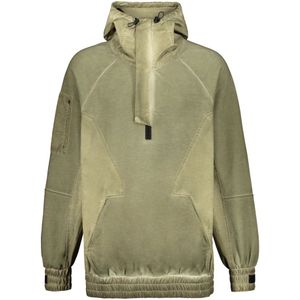 Iso.poetism, Heren, Sweatshirts & Hoodies, Groen, Maat: M Katoen,