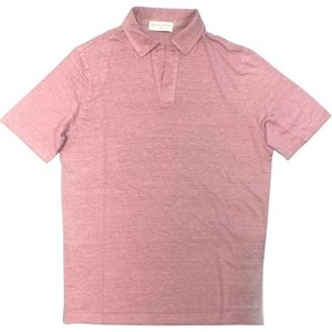 Filippo De Laurentiis, Heren, Tops, Roze, Maat: XL Linnen,