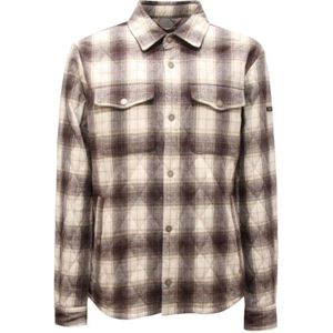 Peserico, Heren, Overhemden, Grijs, Maat: XL Katoen,