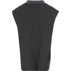 Carven, Dames, Truien, Grijs, Maat: S Kasjmier,