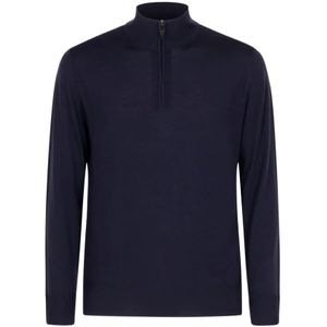 Canali, Heren, Truien, Blauw, Maat: 4XL Wol,