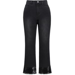 Joseph Ribkoff, Dames, Jeans, Zwart, Maat: XL