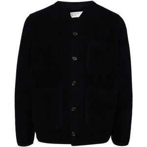 Universal Works, Heren, Truien, Blauw, Maat: L Fleece,