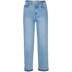 Michael Kors, Dames, Jeans, Blauw, Maat: M Denim,