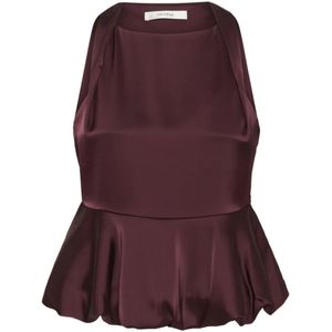 Gestuz, Dames, Tops, Bruin, Maat: S