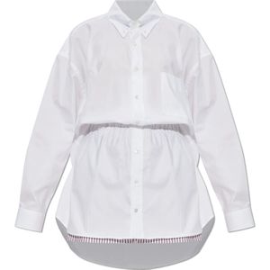 Maison Margiela, Dames, Jumpsuits & Playsuits, Wit, Maat: 2XS Katoen,