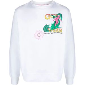 Gcds, Heren, Sweatshirts & Hoodies, Wit, Maat: M