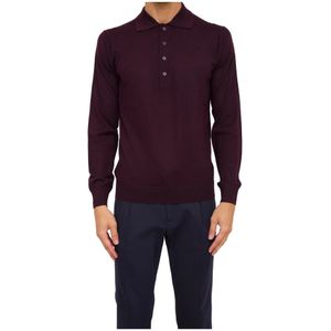 Paolo Pecora, Heren, Tops, Rood, Maat: M Wol,