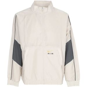Nike, Heren, Jassen, Beige, Maat: M Zijde,