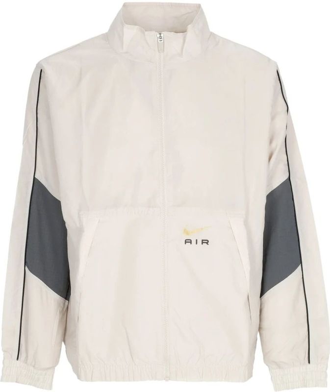 Nike, Heren, Jassen, Beige, Maat: M Zijde,