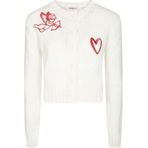 Fiorucci, Dames, Truien, Wit, Maat: S