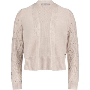 Betty & Co, Dames, Truien, Beige, Maat: XL Leer,