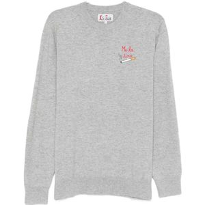 MC2 Saint Barth, Heren, Truien, Grijs, Maat: S Wol,