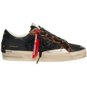 Crime London, Dames, Schoenen, Zwart, Maat: 36 EU Leer,