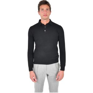 Franzese Collection, Heren, Truien, Zwart, Maat: S Wol,