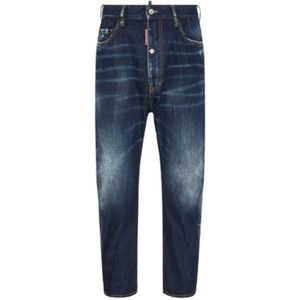 Dsquared2, Heren, Jeans, Blauw, Maat: L Katoen,