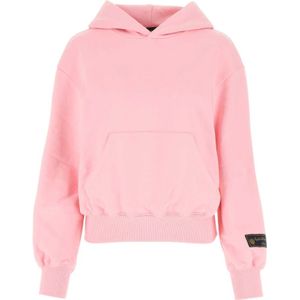 We11Done, Dames, Sweatshirts & Hoodies, Roze, Maat: XS Katoen,