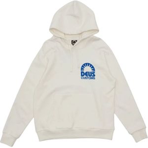 Deus Ex Machina, Heren, Sweatshirts & Hoodies, Wit, Maat: XS Katoen,