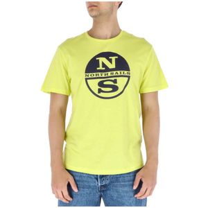North Sails, Heren, Tops, Geel, Maat: L Katoen,