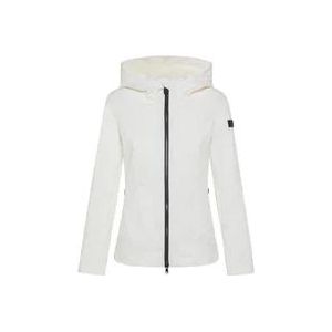 Peuterey Witte Winterjassen , White , Dames , Maat: XL