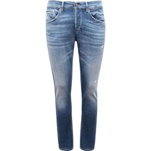 Dondup, Heren, Jeans, Blauw, Maat: W35 Katoen,