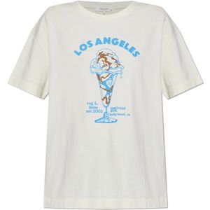 Rag & Bone, Dames, Tops, Beige, Maat: M Katoen,