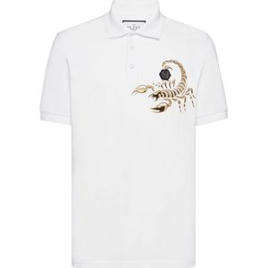 Philipp Plein, Heren, Tops, Wit, Maat: XL Katoen,