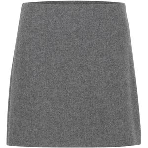 Part Two Rok 'Julissa'  grijs gemêleerd