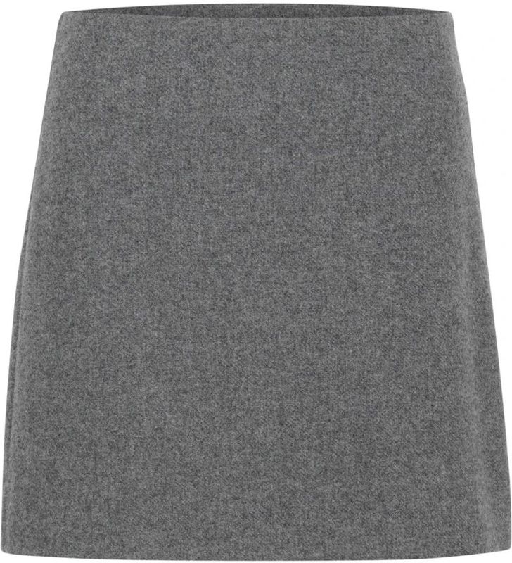 Part Two Rok 'Julissa'  grijs gemêleerd