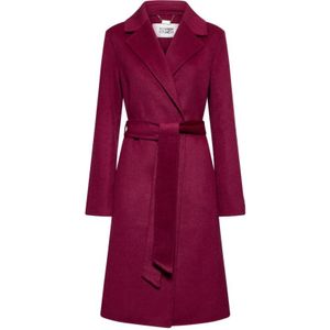 Silvian Heach, Dames, Mantels, Rood, Maat: 2XS Wol,
